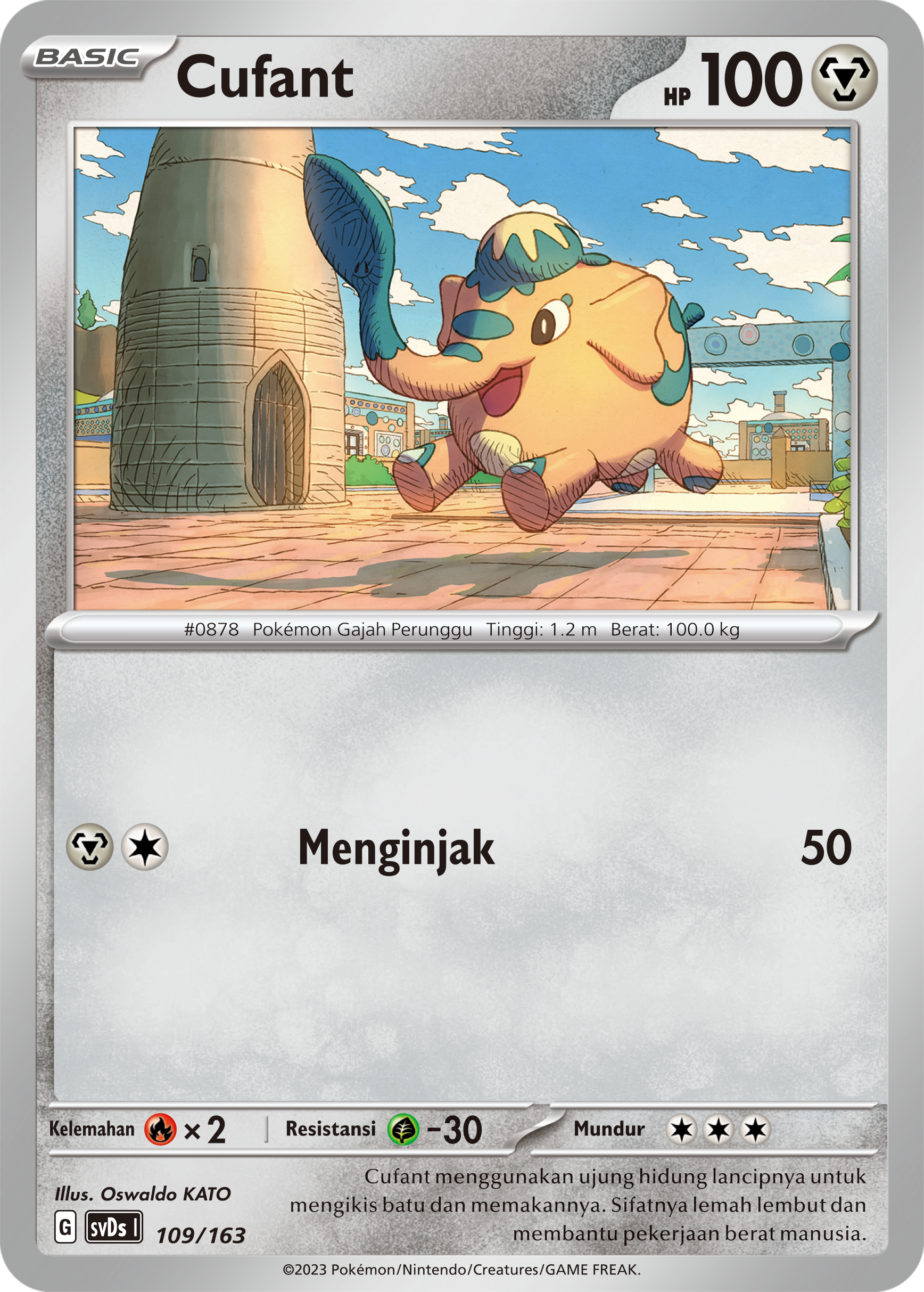 Cufant 109 — Deck Ringkas ex (Indonesian Pokémon TCG card)
