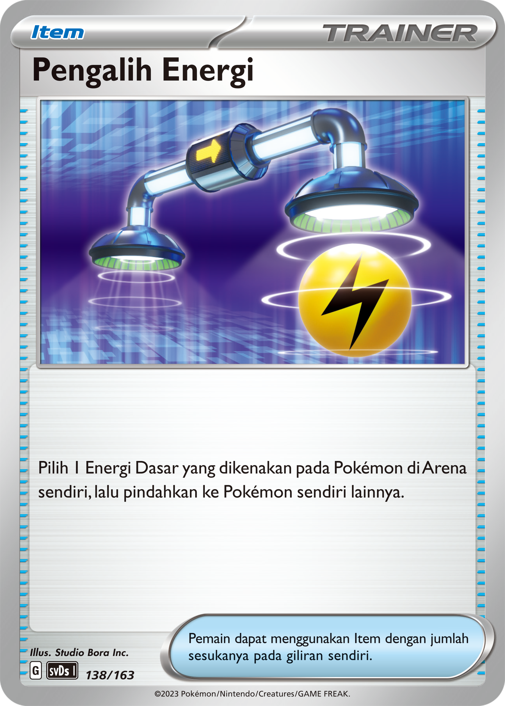 Pengalih Energi 138 — Deck Ringkas ex (Indonesian Pokémon TCG card)