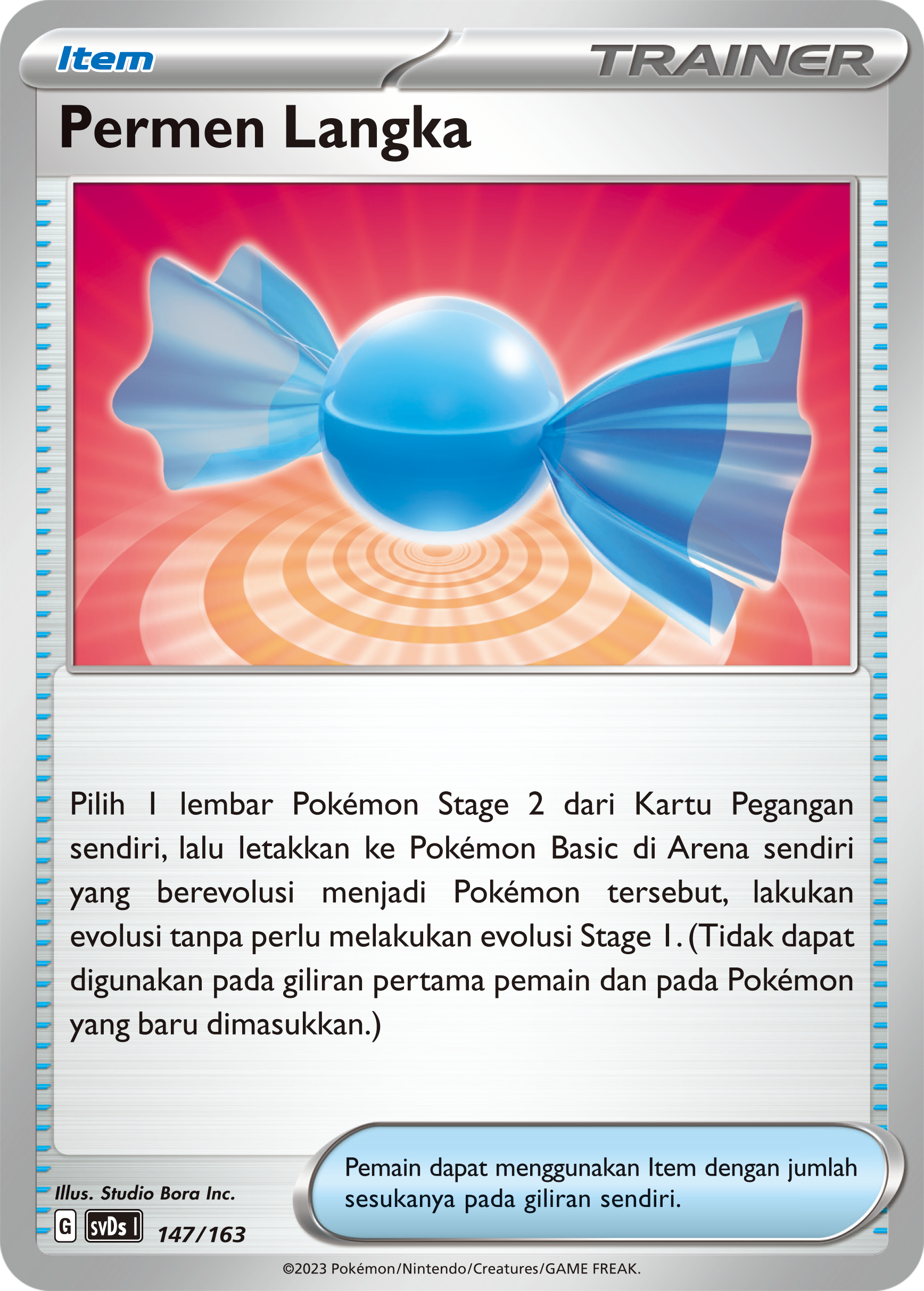 Permen Langka 147 — Deck Ringkas ex (Indonesian Pokémon TCG card)