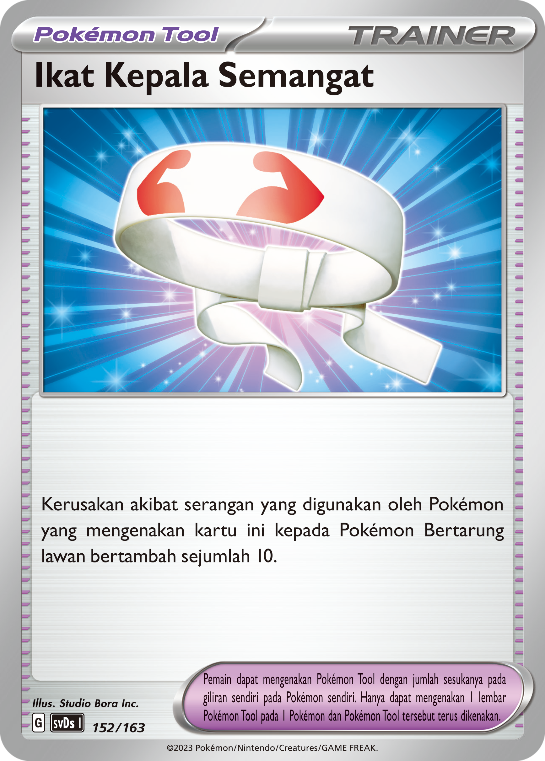 Ikat Kepala Semangat 152 — Deck Ringkas ex (Indonesian Pokémon TCG card)