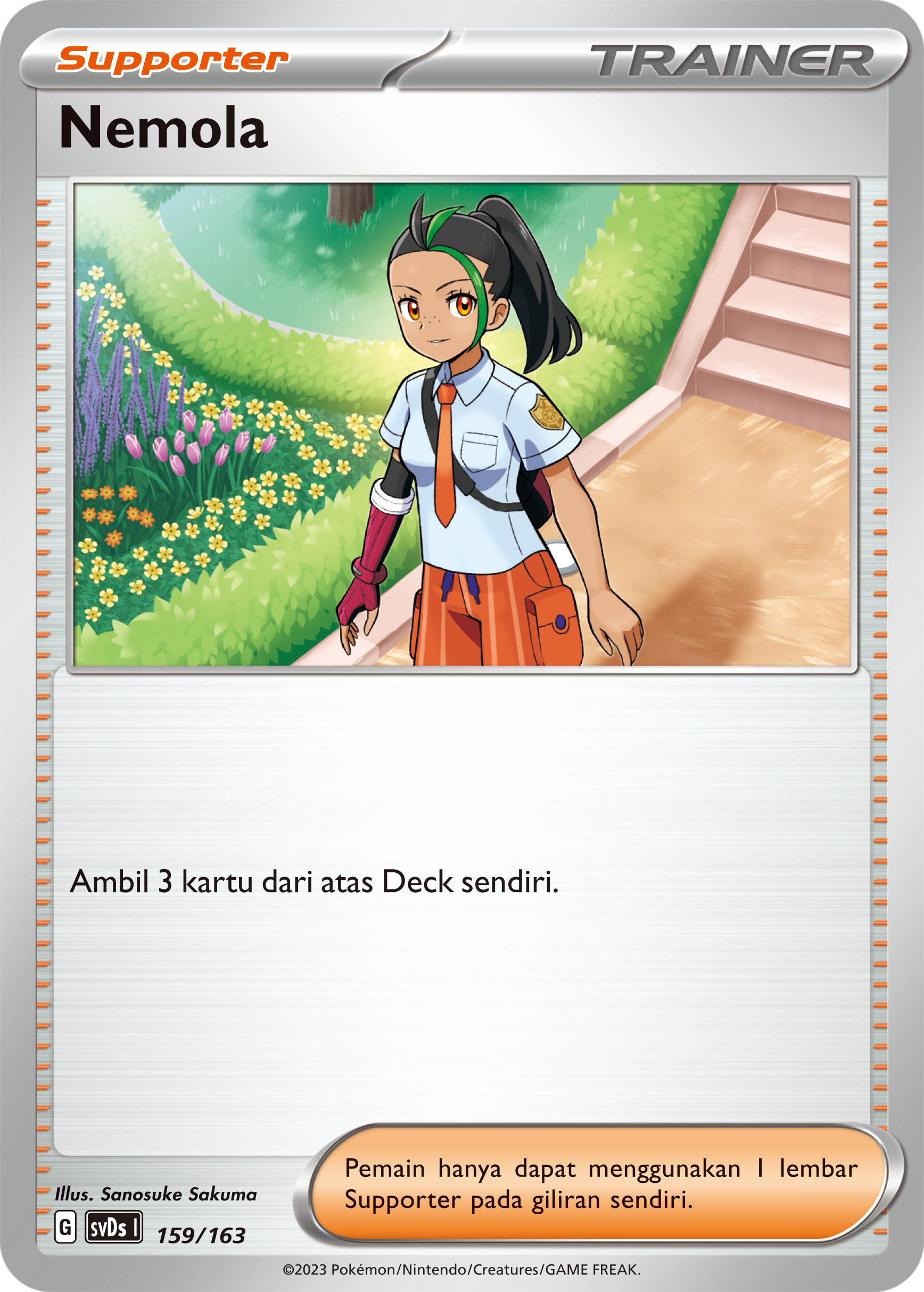 Nemola 159 — Deck Ringkas ex (Indonesian Pokémon TCG card)