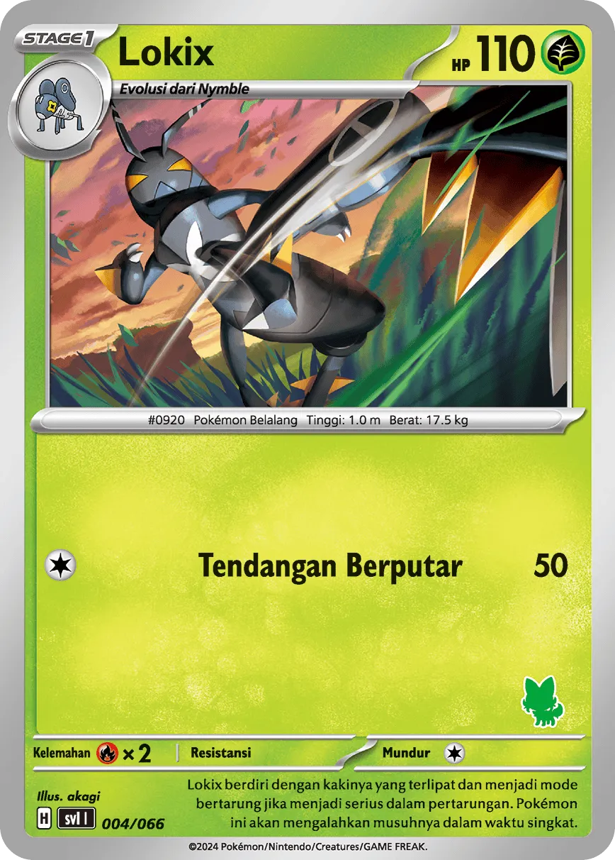 Lokix 004/66 — Trainers Camp (Indonesian Pokémon TCG card)