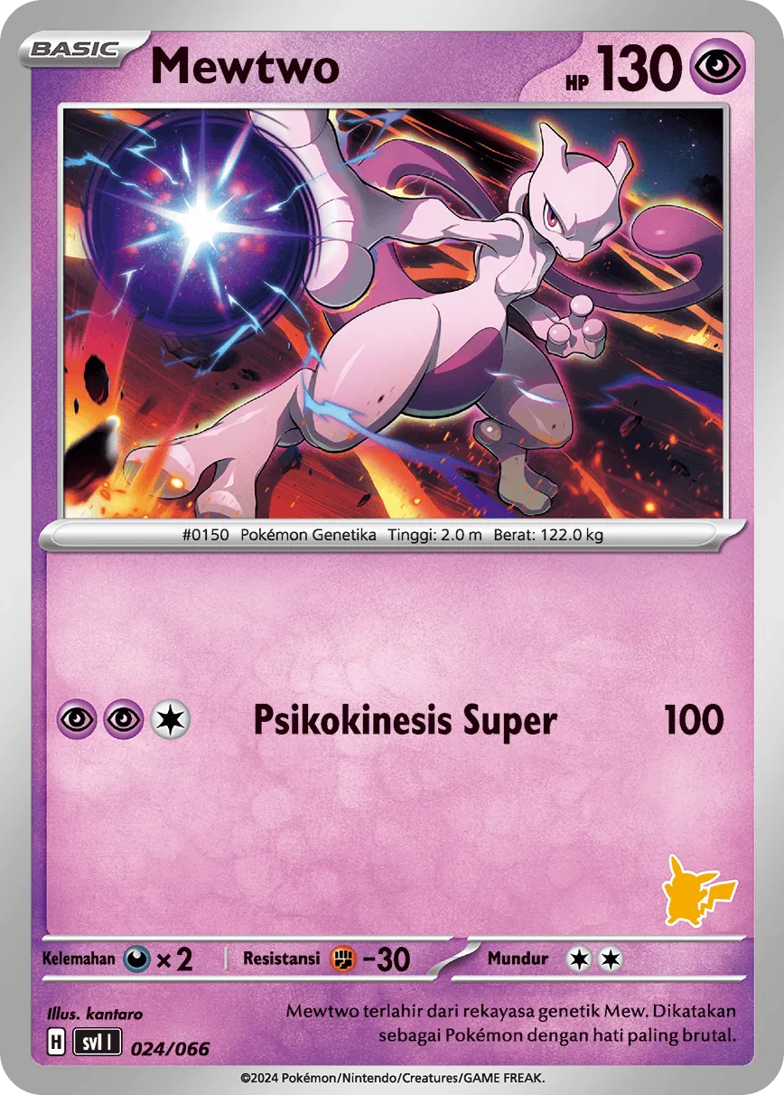 Mewtwo 024/66 — Trainers Camp (Indonesian Pokémon TCG card)