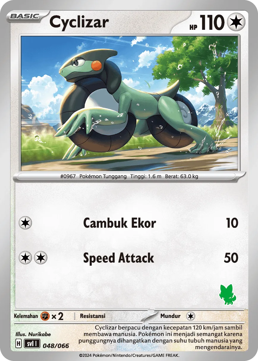 Cyclizar 048/66 — Trainers Camp (Indonesian Pokémon TCG card)