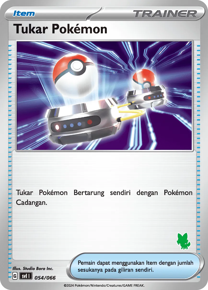 Switch 054/66 — Trainers Camp (Indonesian Pokémon TCG card)