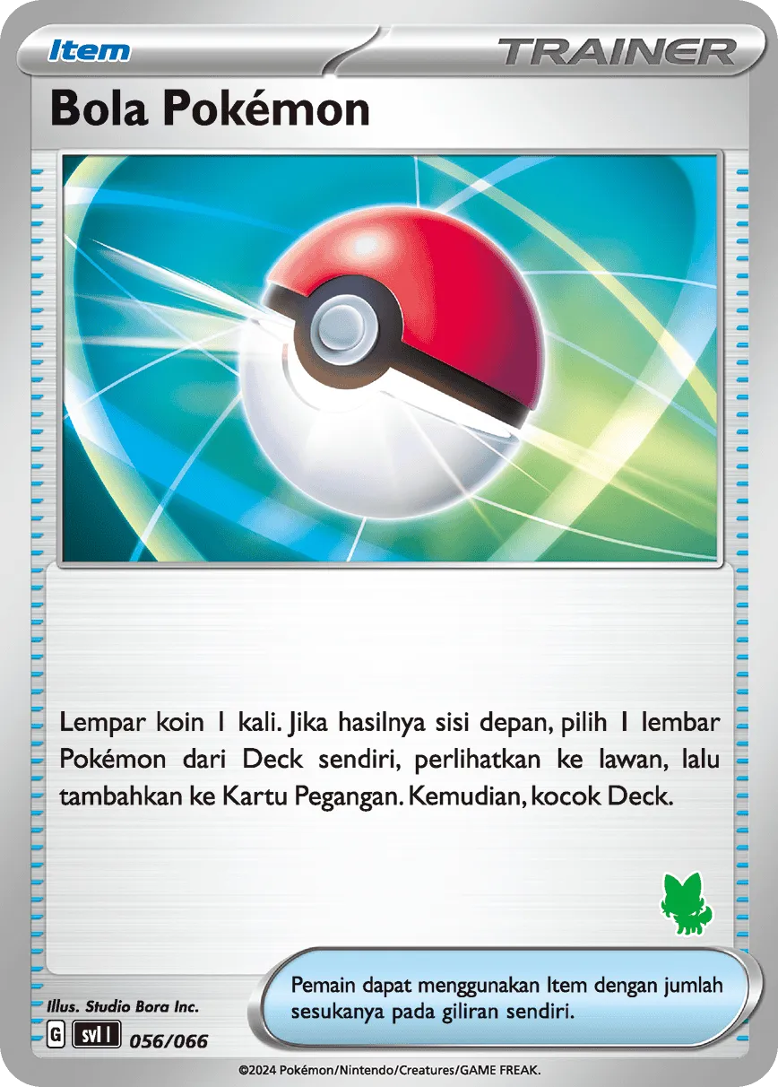 Poké Ball 056/66 — Trainers Camp (Indonesian Pokémon TCG card)