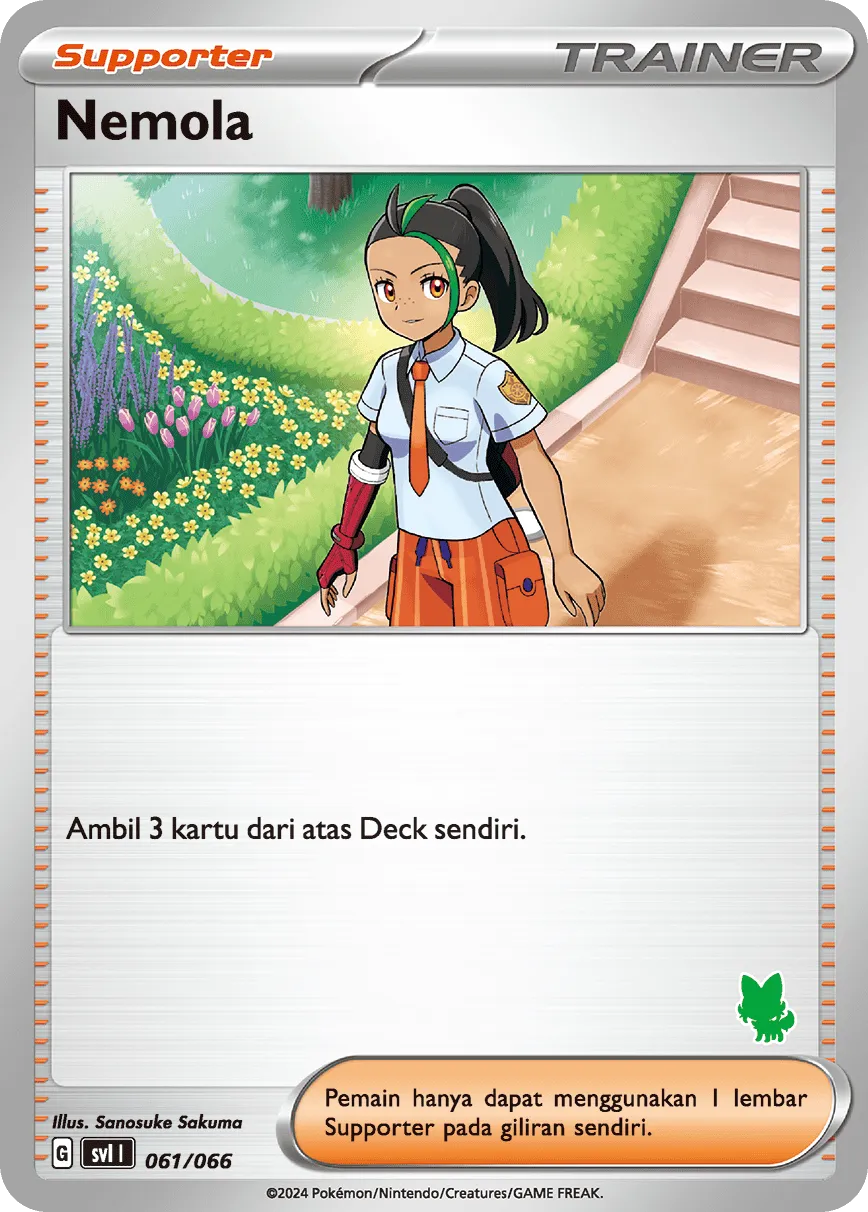 Nemona 061/66 — Trainers Camp (Indonesian Pokémon TCG card)