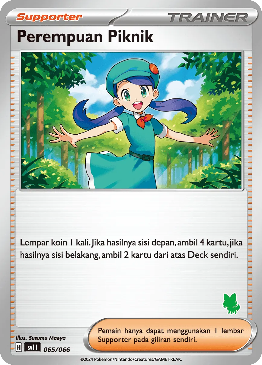 Picnicker 065/66 — Trainers Camp (Indonesian Pokémon TCG card)