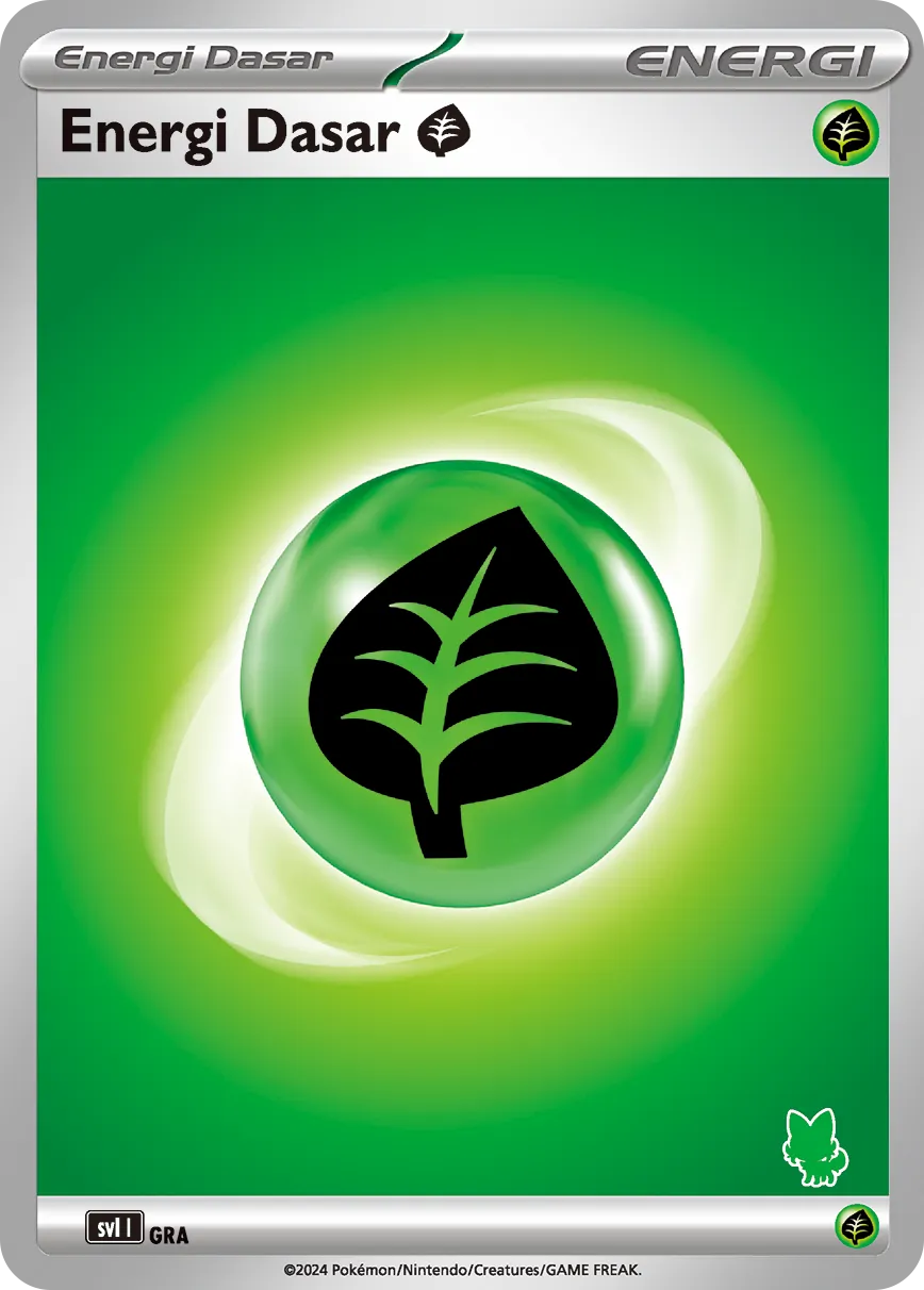 Basic Grass Energy 067/66 — Trainers Camp (Indonesian Pokémon TCG card)