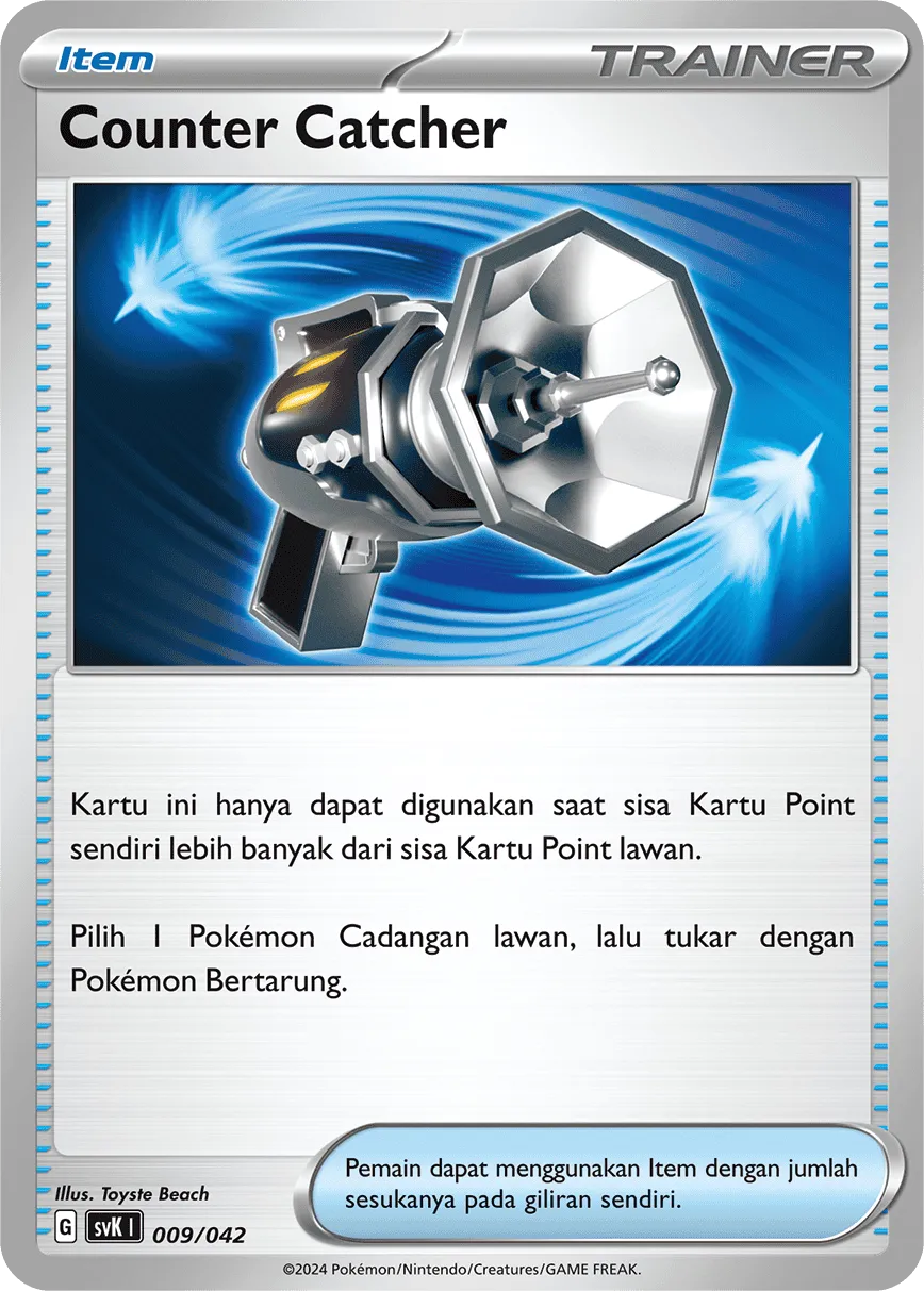 Counter Catcher 009 — Stellar Guidance Deck Build Box (Indonesian Pokémon TCG card)