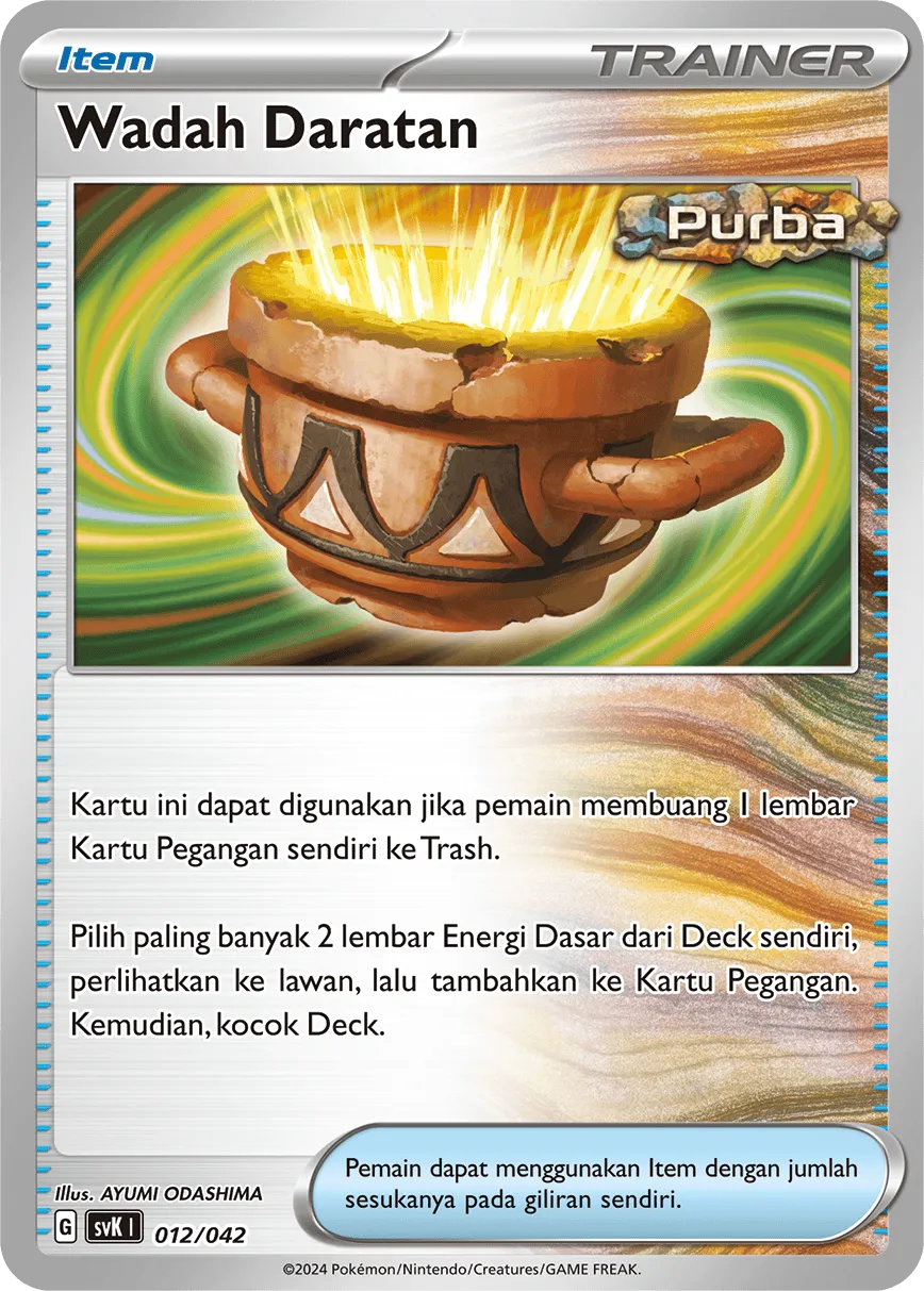 Earthen Vessel 012 — Stellar Guidance Deck Build Box (Indonesian Pokémon TCG card)
