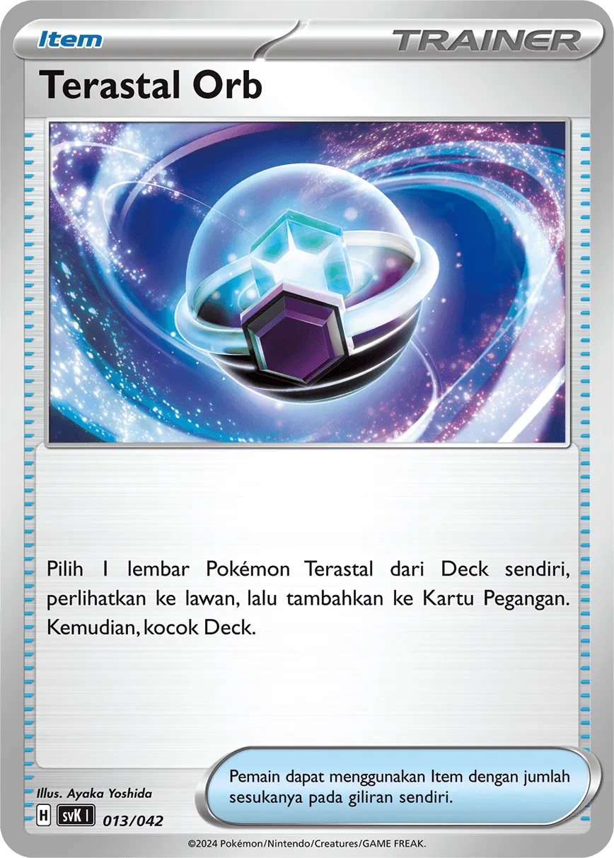 Tera Orb 013 — Stellar Guidance Deck Build Box (Indonesian Pokémon TCG card)