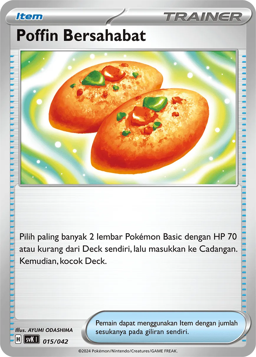 Buddy-Buddy Poffin 015 — Stellar Guidance Deck Build Box (Indonesian Pokémon TCG card)