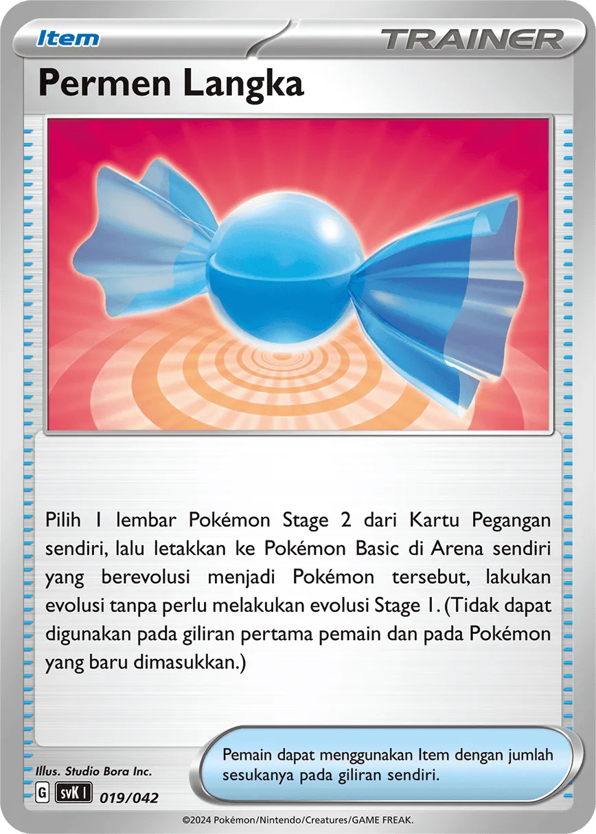 Rare Candy 019 — Stellar Guidance Deck Build Box (Indonesian Pokémon TCG card)