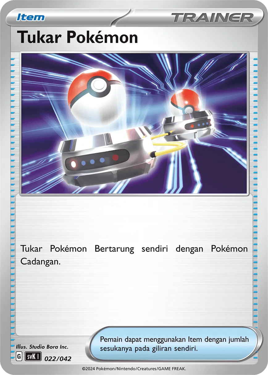 Switch 022 — Stellar Guidance Deck Build Box (Indonesian Pokémon TCG card)