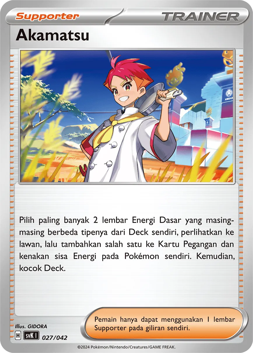 Crispin 027 — Stellar Guidance Deck Build Box (Indonesian Pokémon TCG card)