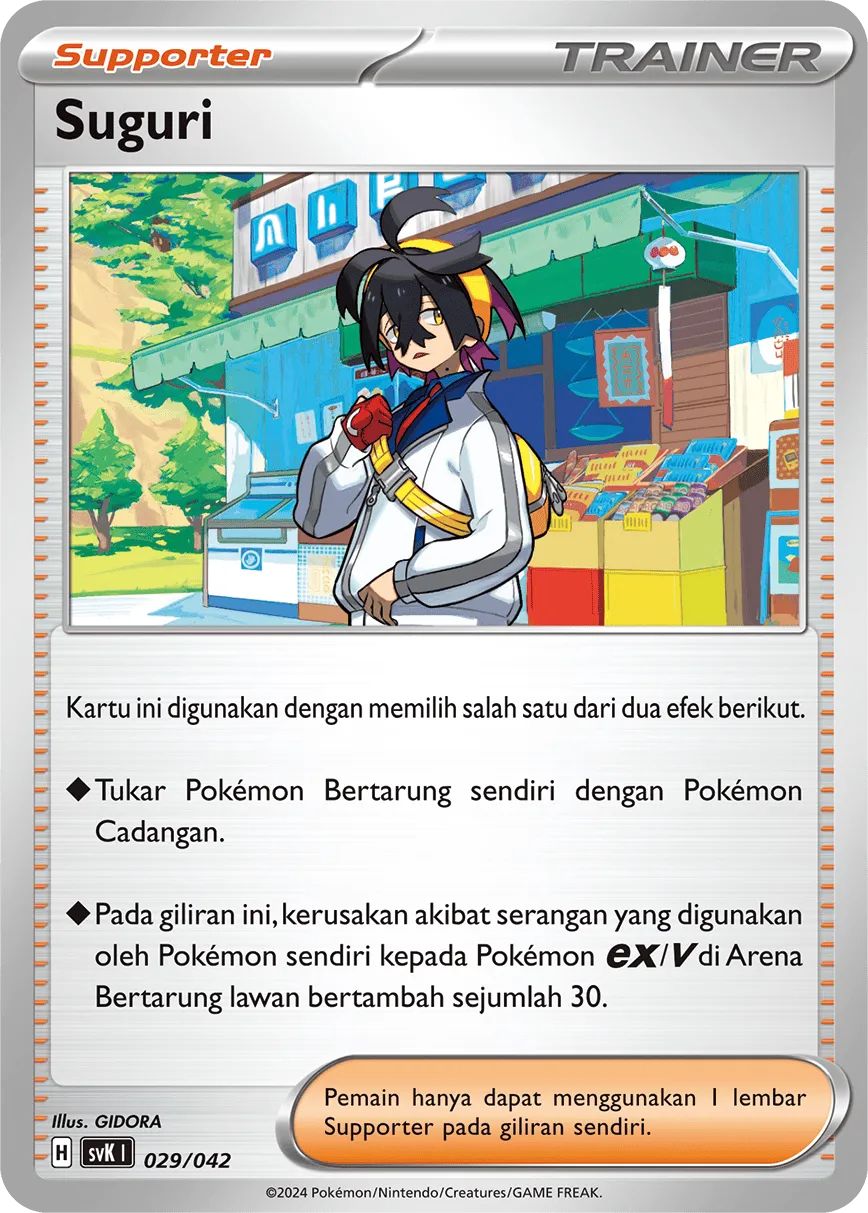 Kieran 029 — Stellar Guidance Deck Build Box (Indonesian Pokémon TCG card)