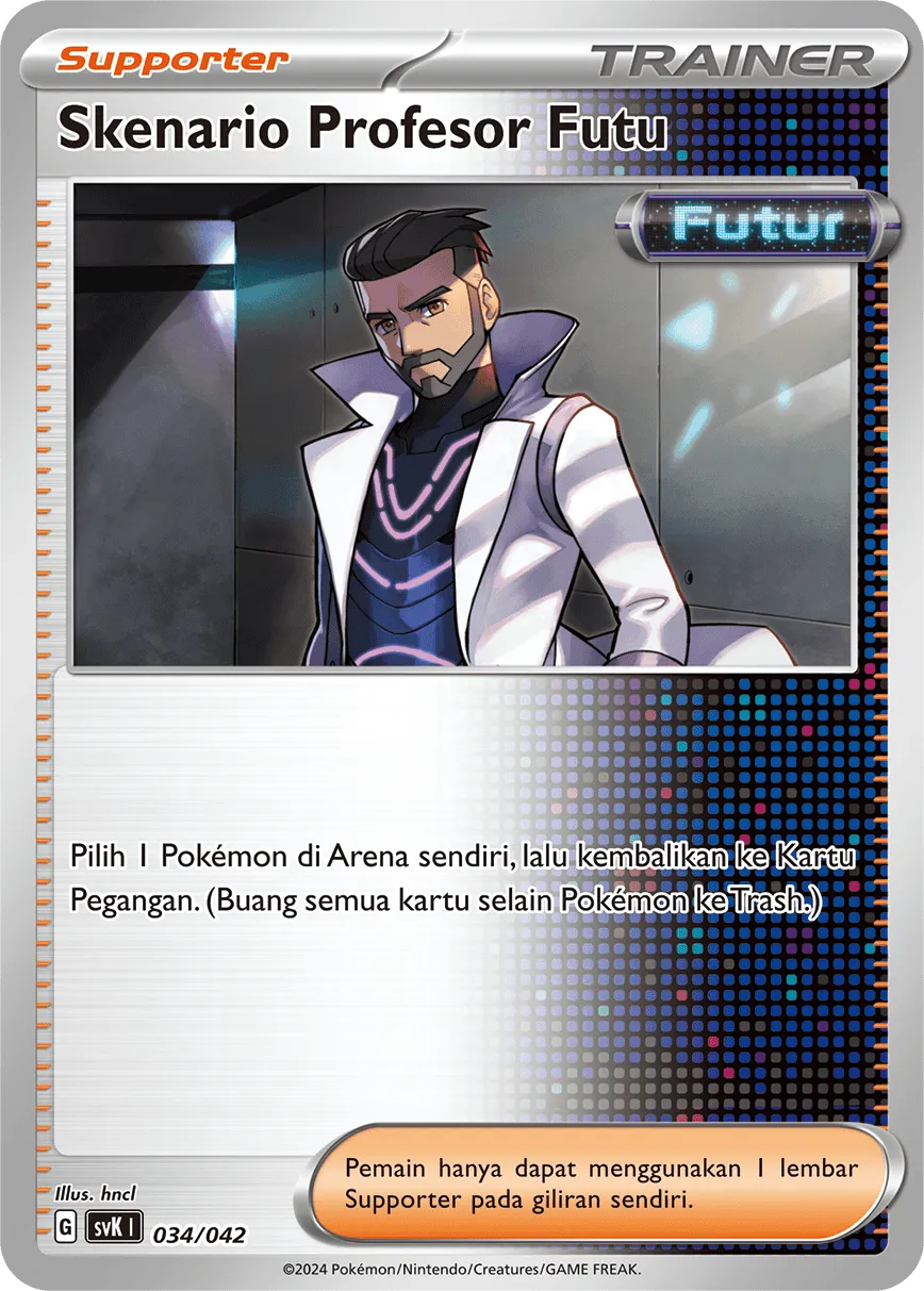 Professor Turo's Scenario 034 — Stellar Guidance Deck Build Box (Indonesian Pokémon TCG card)