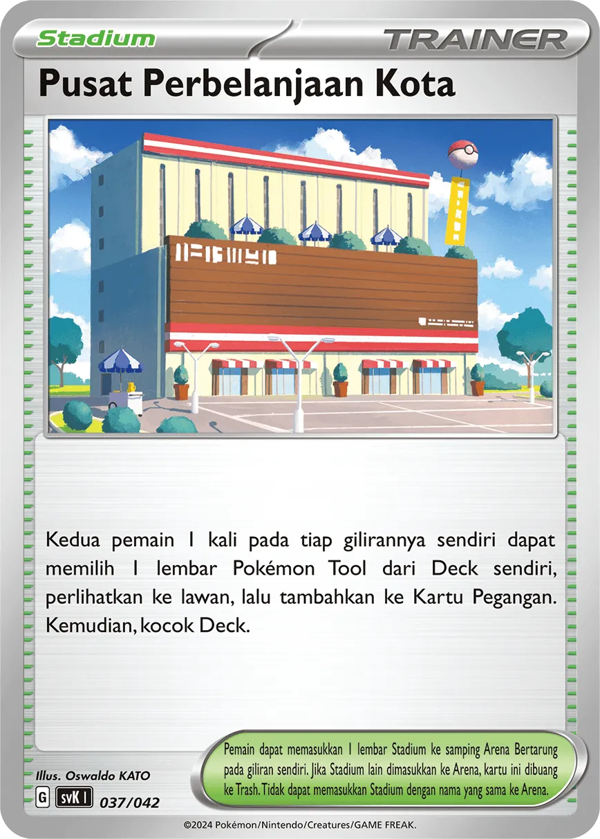 Town Store 037 — Stellar Guidance Deck Build Box (Indonesian Pokémon TCG card)