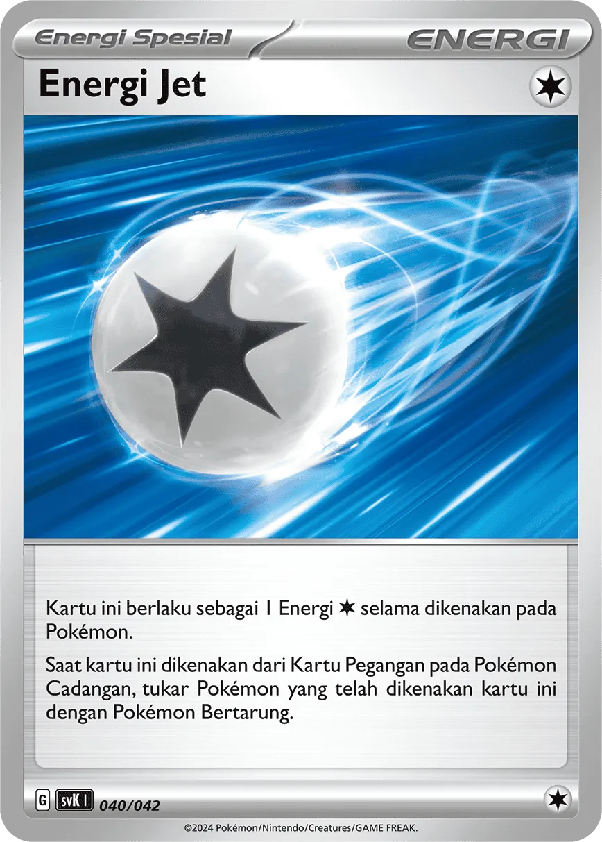 Jet Energy 040 — Stellar Guidance Deck Build Box (Indonesian Pokémon TCG card)