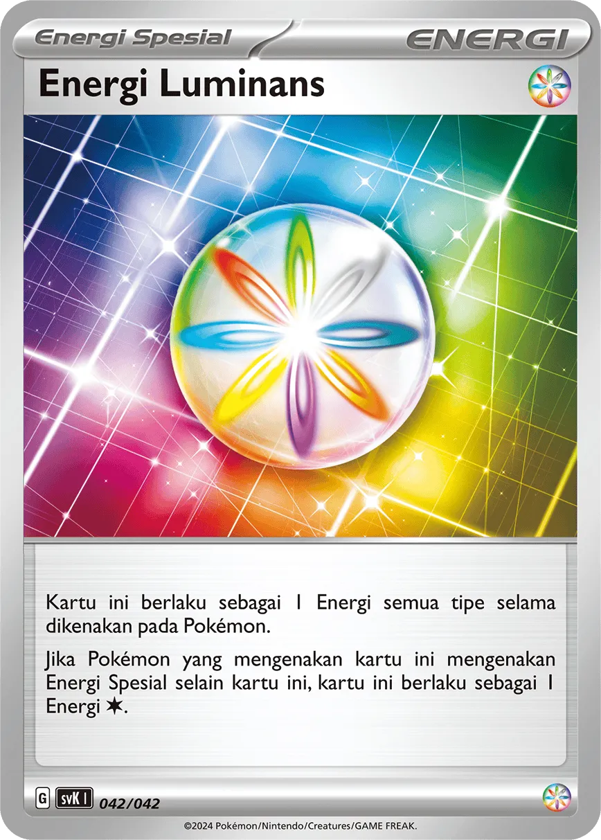 Luminous Energy 042 — Stellar Guidance Deck Build Box (Indonesian Pokémon TCG card)