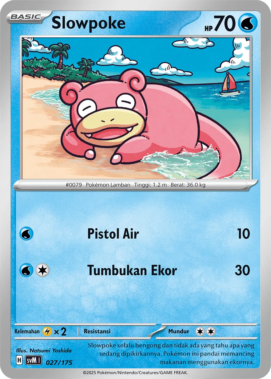 Slowpoke 027 — Generations Starter Decks (Indonesian Pokémon TCG card)