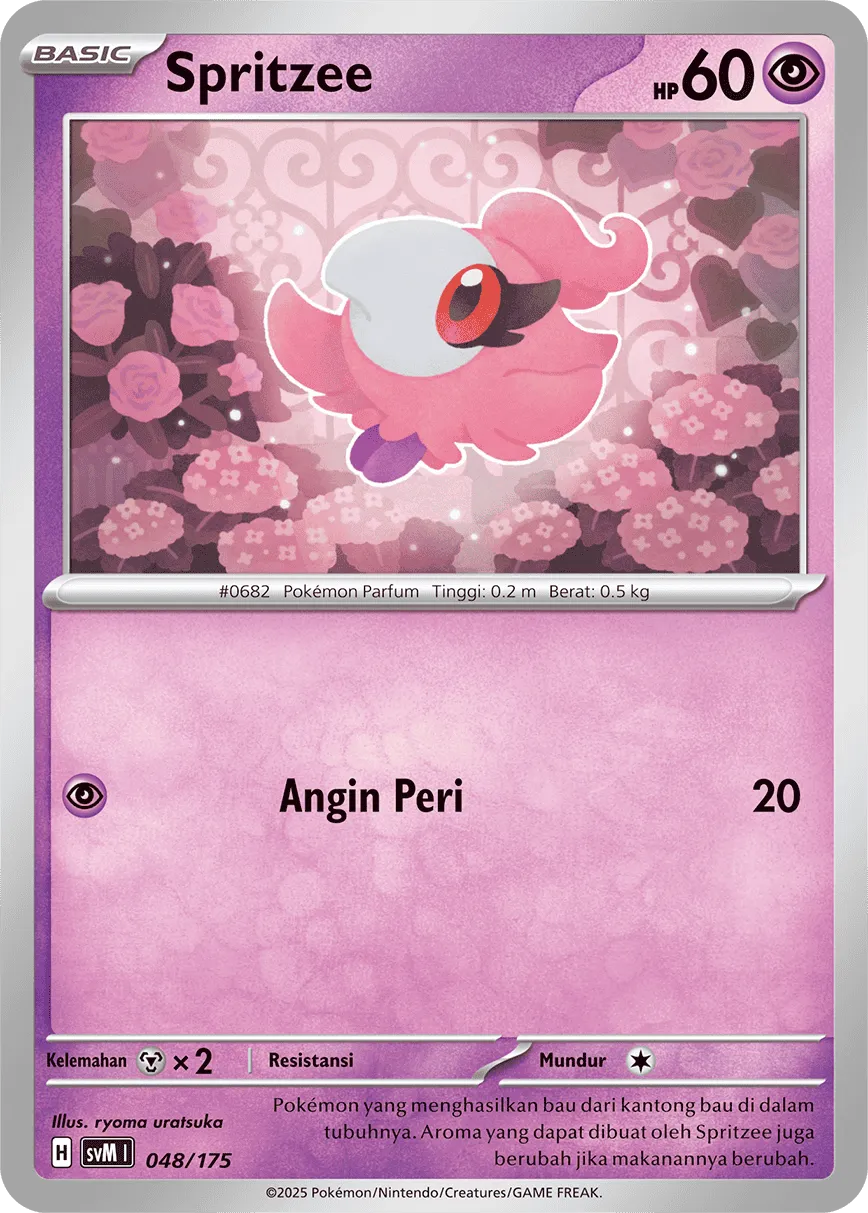 Spritzee 048 — Generations Starter Decks (Indonesian Pokémon TCG card)