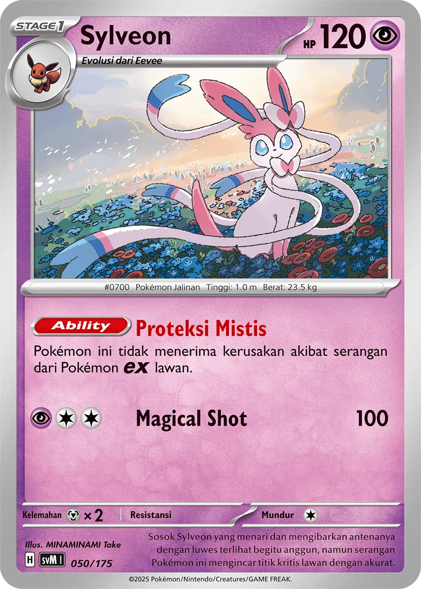 Sylveon 050 — Generations Starter Decks (Indonesian Pokémon TCG card)