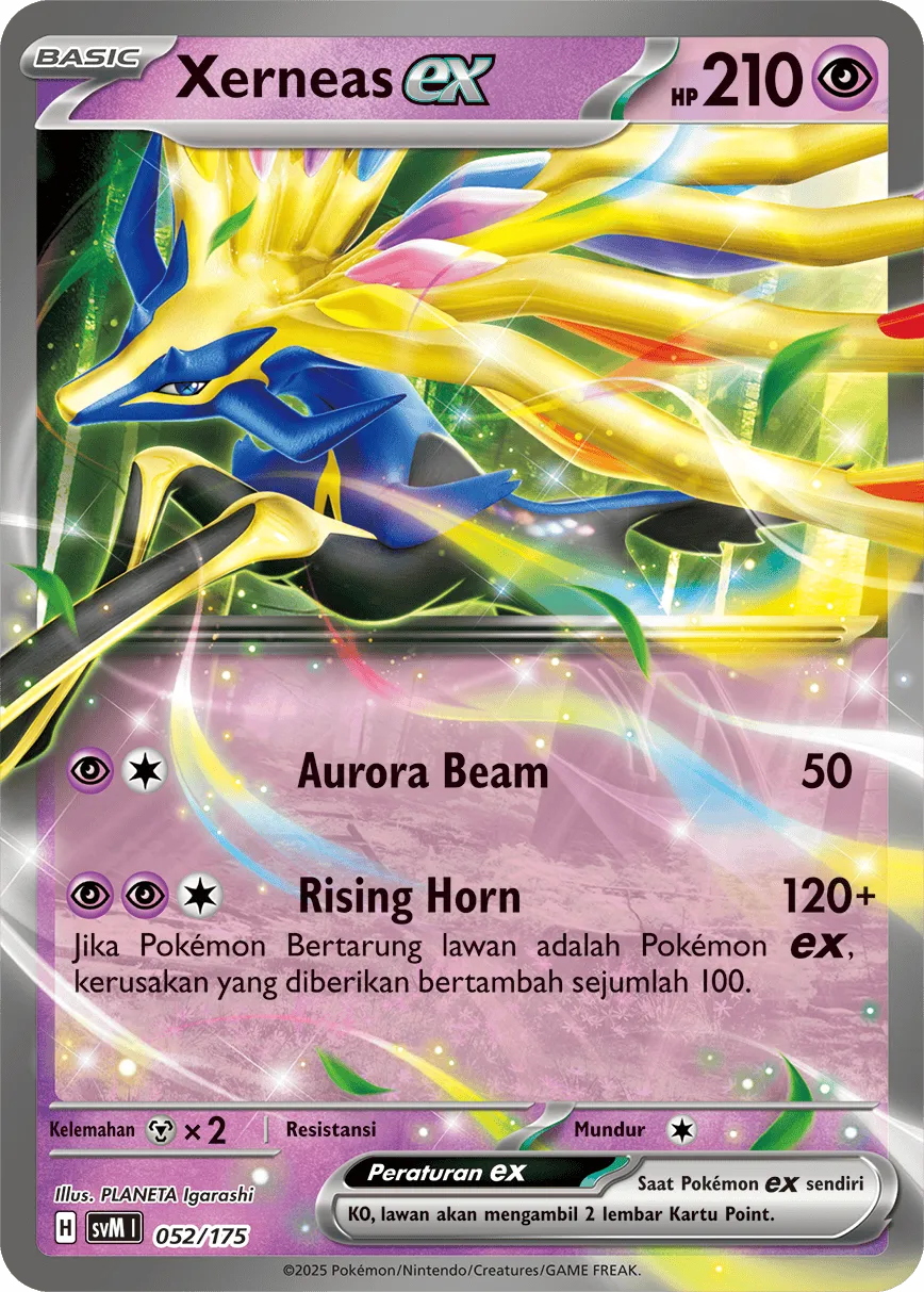 Xerneas ex 052 — Generations Starter Decks (Indonesian Pokémon TCG card)
