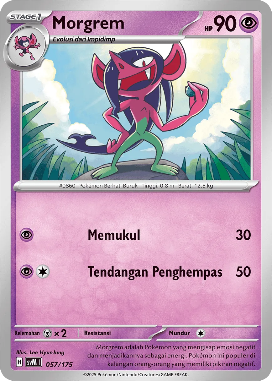 Morgrem 057 — Generations Starter Decks (Indonesian Pokémon TCG card)