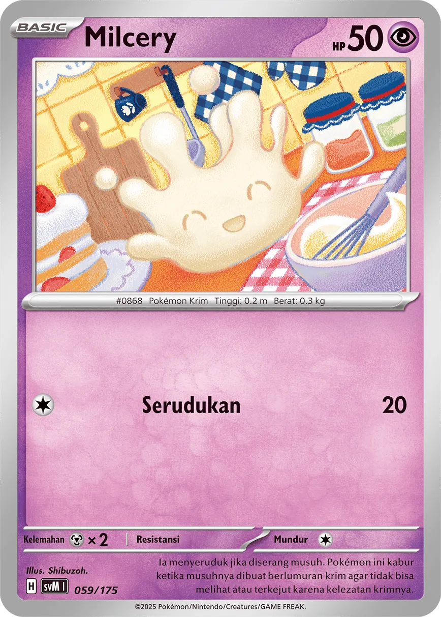 Milcery 059 — Generations Starter Decks (Indonesian Pokémon TCG card)