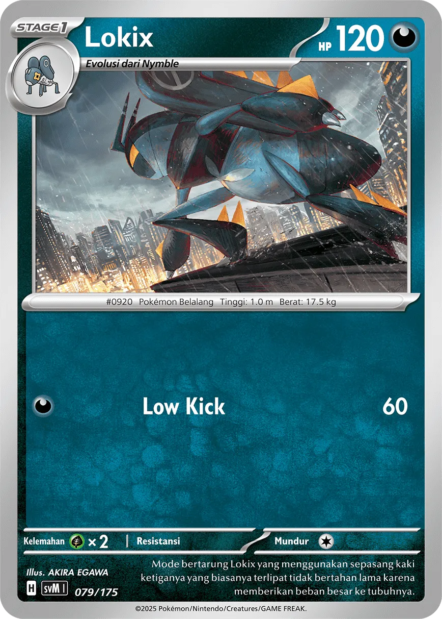 Lokix 079 — Generations Starter Decks (Indonesian Pokémon TCG card)