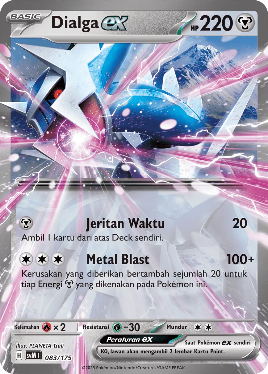 Dialga ex 083 — Generations Starter Decks (Indonesian Pokémon TCG card)