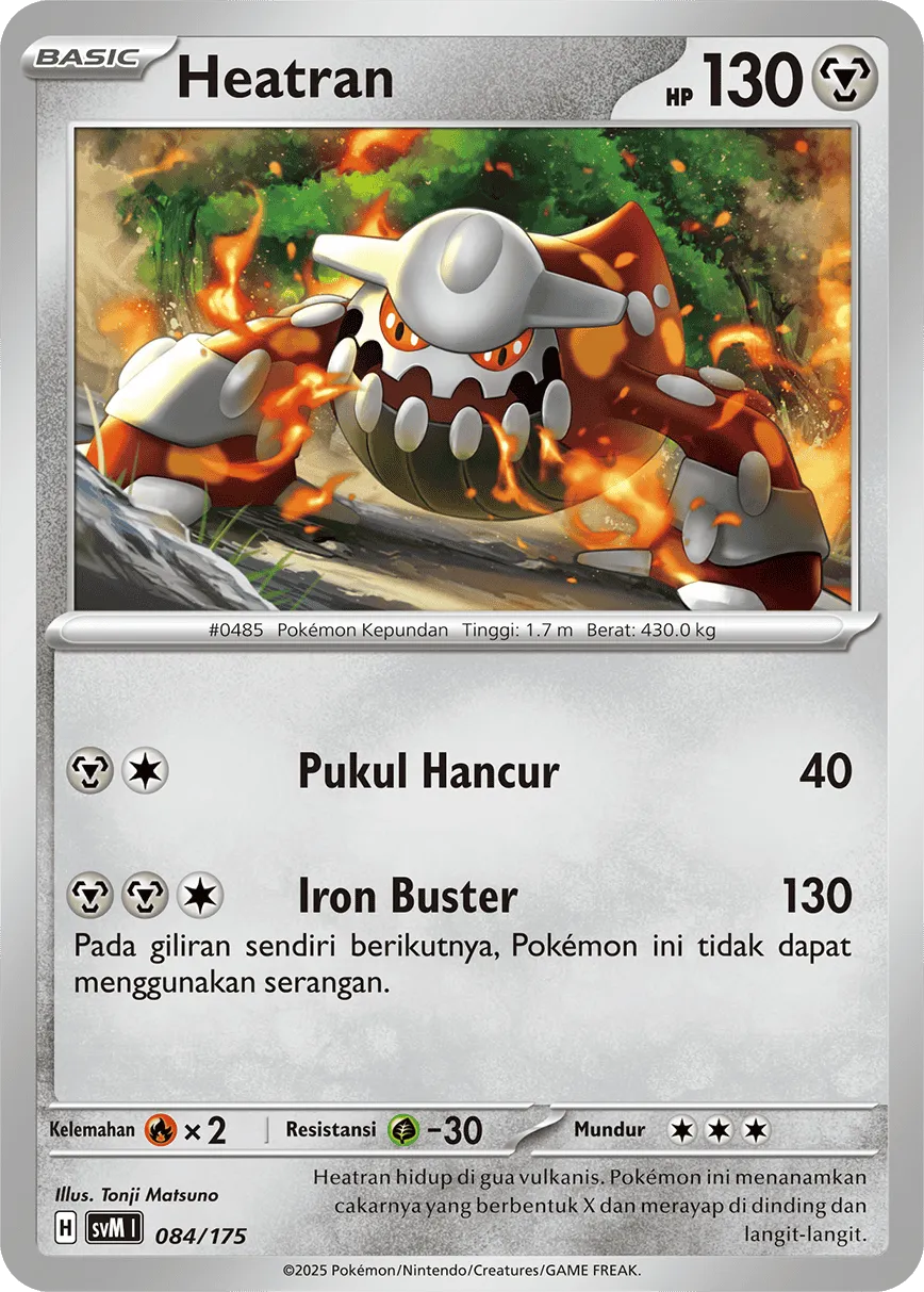 Heatran 084 — Generations Starter Decks (Indonesian Pokémon TCG card)