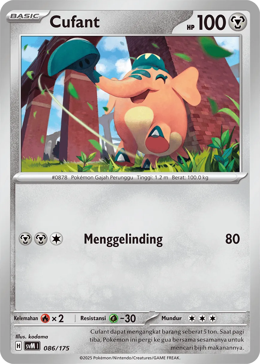 Cufant 086 — Generations Starter Decks (Indonesian Pokémon TCG card)