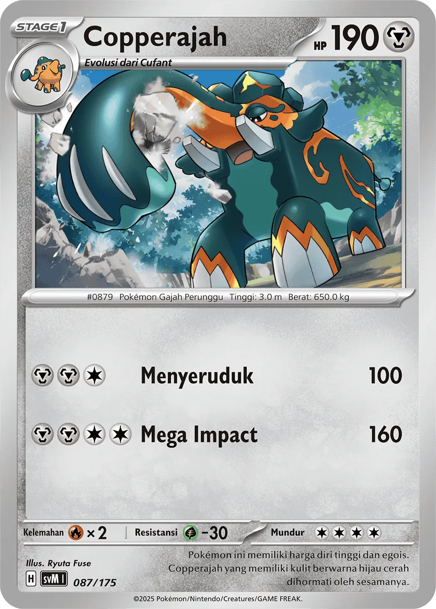 Copperajah 087 — Generations Starter Decks (Indonesian Pokémon TCG card)