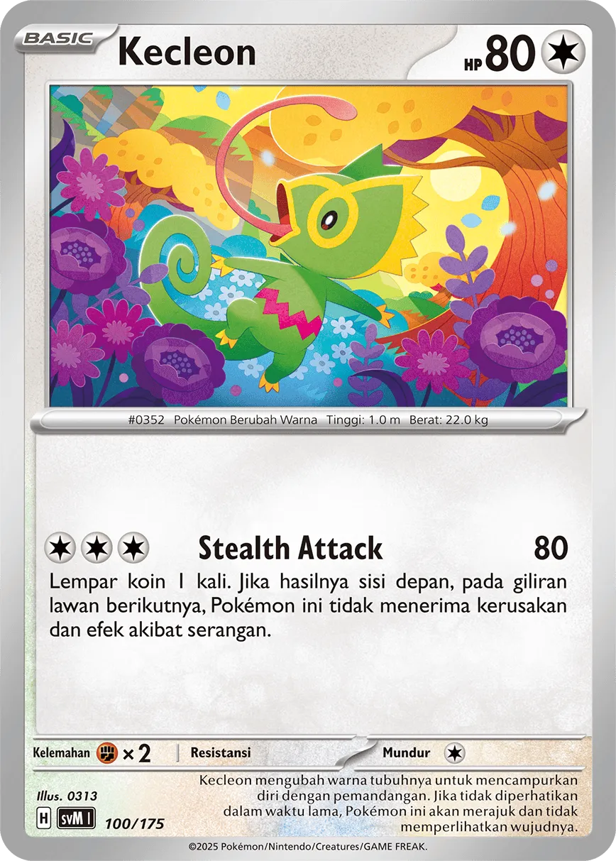 Kecleon 100 — Generations Starter Decks (Indonesian Pokémon TCG card)