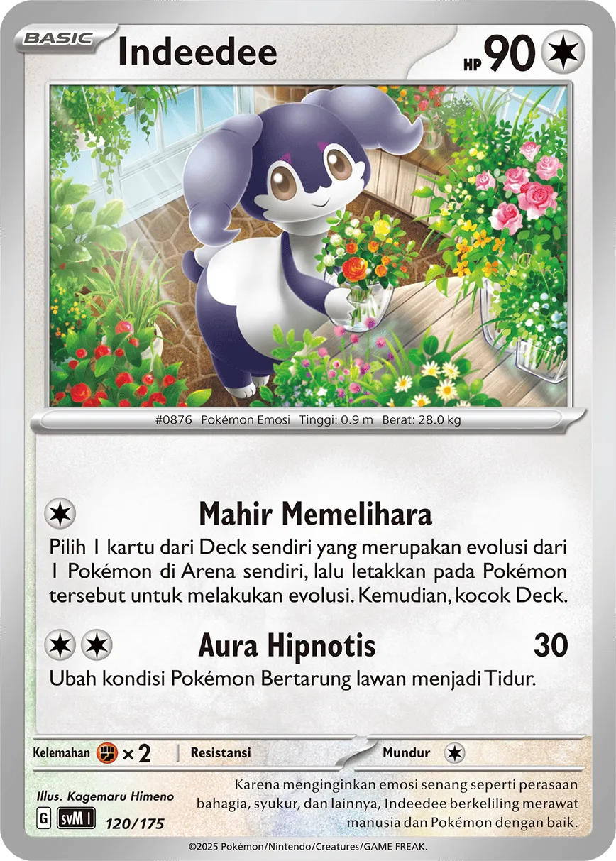 Indeedee 120 — Generations Starter Decks (Indonesian Pokémon TCG card)