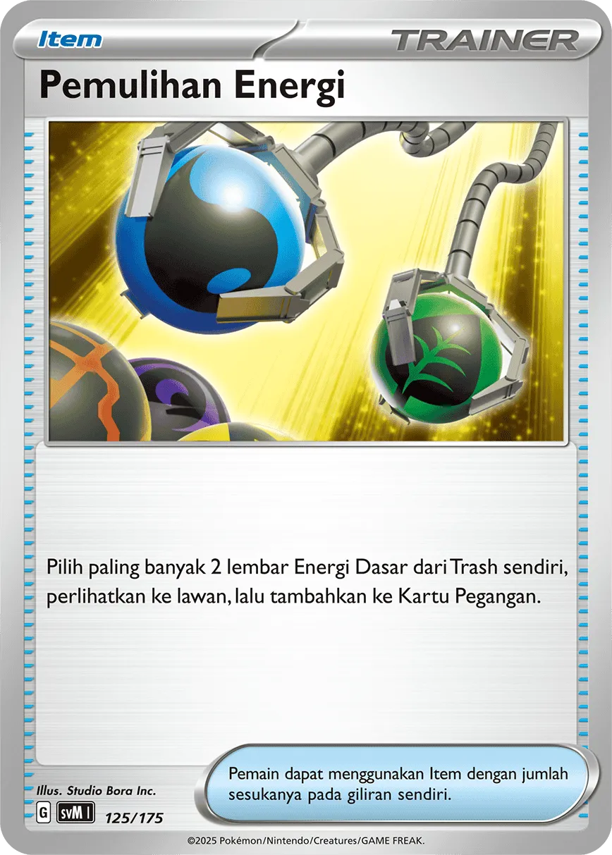 Energy Retrieval 125 — Generations Starter Decks (Indonesian Pokémon TCG card)