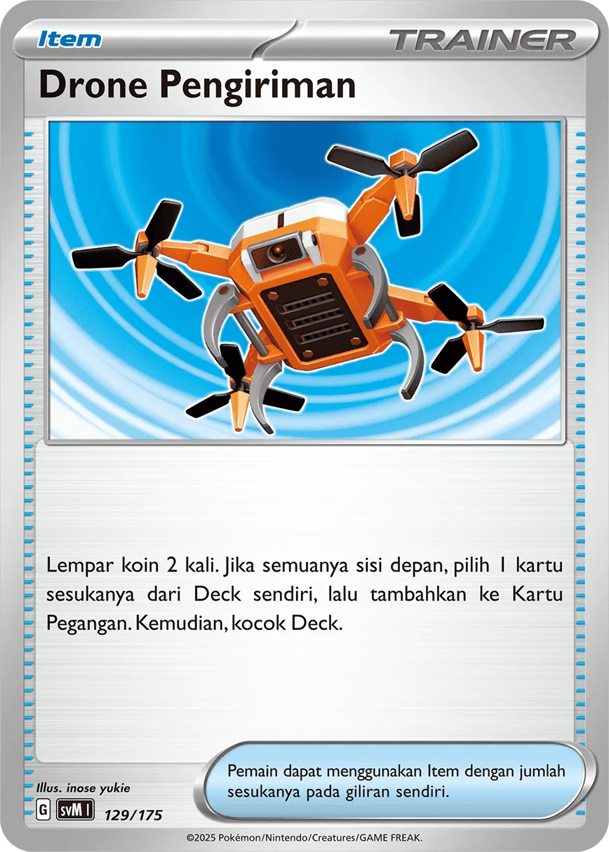 Delivery Drone 129 — Generations Starter Decks (Indonesian Pokémon TCG card)