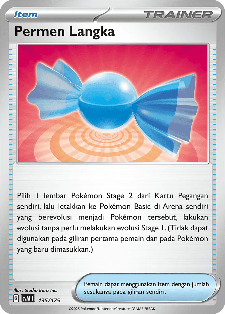 Rare Candy 135 — Generations Starter Decks (Indonesian Pokémon TCG card)