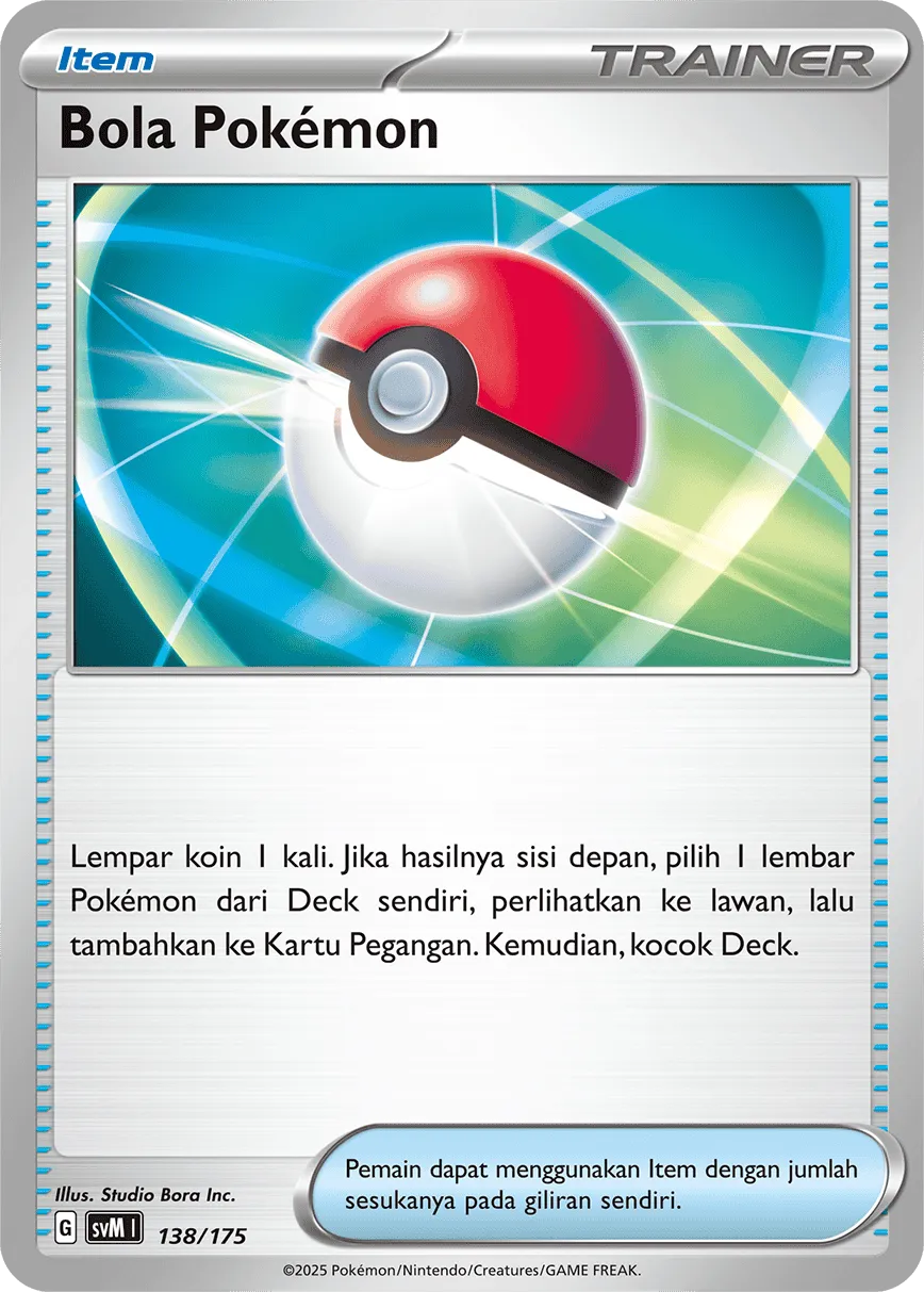 Poké Ball 138 — Generations Starter Decks (Indonesian Pokémon TCG card)