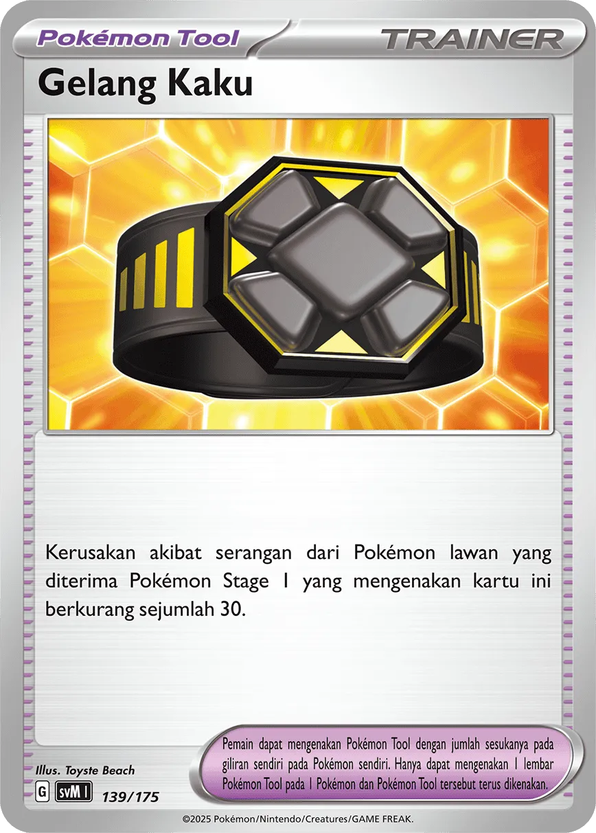 Rigid Band 139 — Generations Starter Decks (Indonesian Pokémon TCG card)