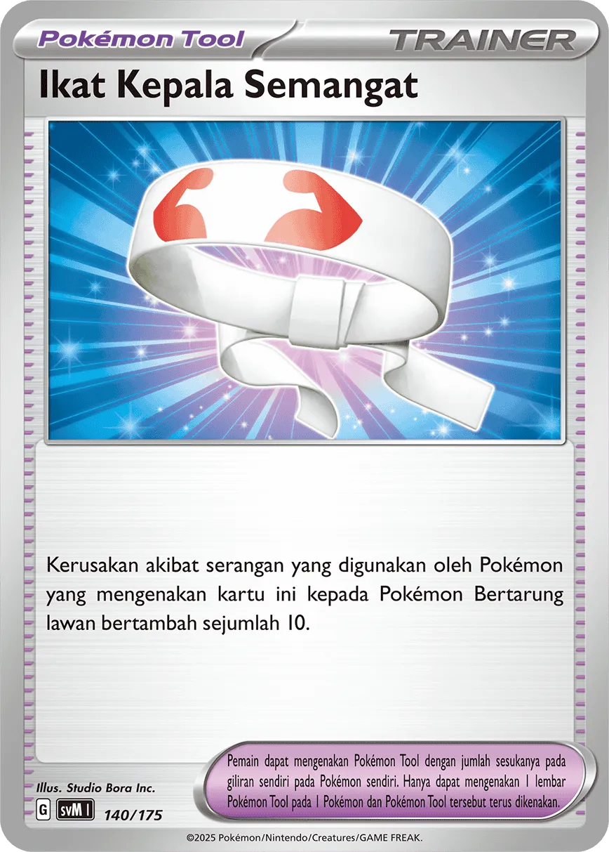 Vitality Band 140 — Generations Starter Decks (Indonesian Pokémon TCG card)