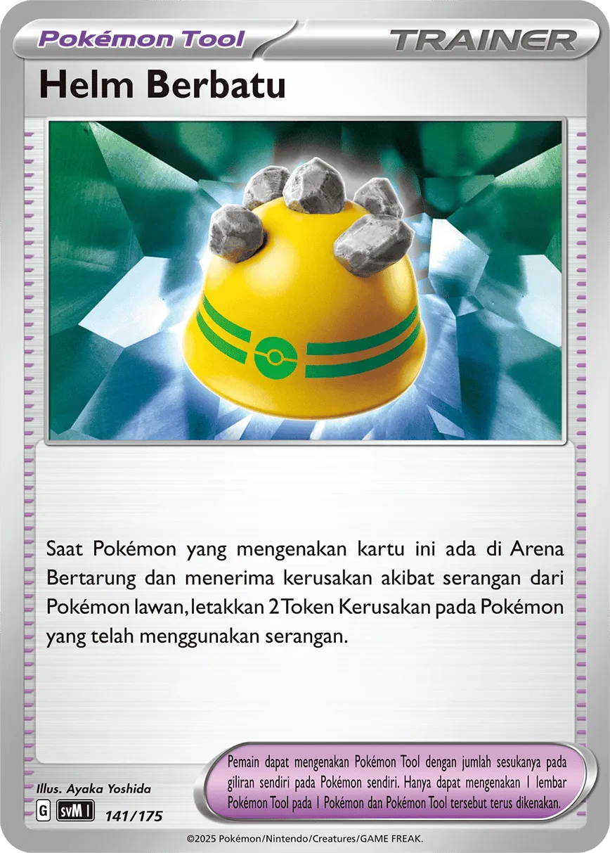 Rocky Helmet 141 — Generations Starter Decks (Indonesian Pokémon TCG card)