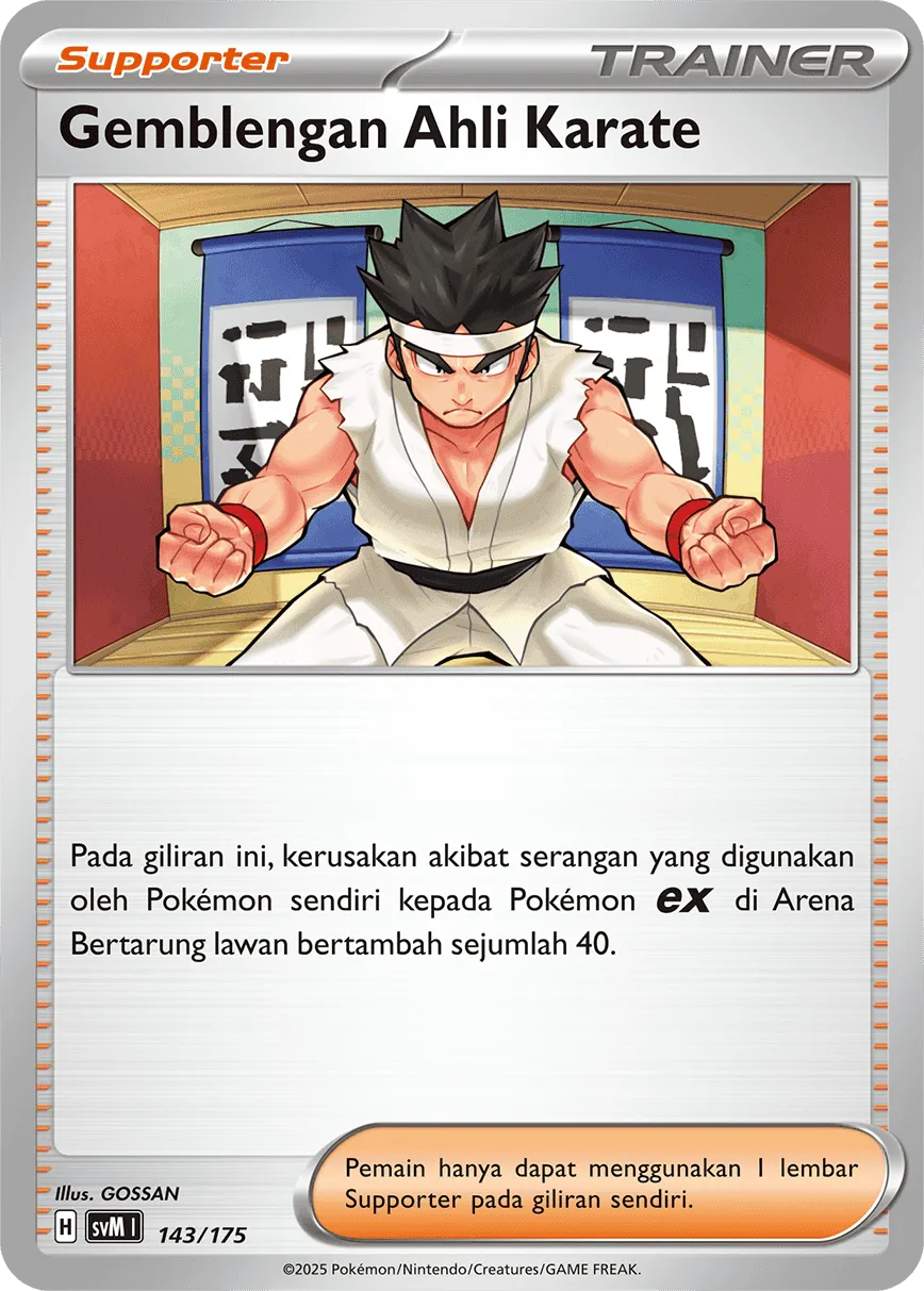 Black Belt's Training 143 — Generations Starter Decks (Indonesian Pokémon TCG card)
