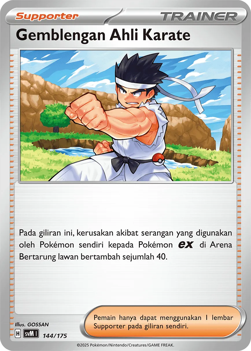 Black Belt's Training 144 — Generations Starter Decks (Indonesian Pokémon TCG card)