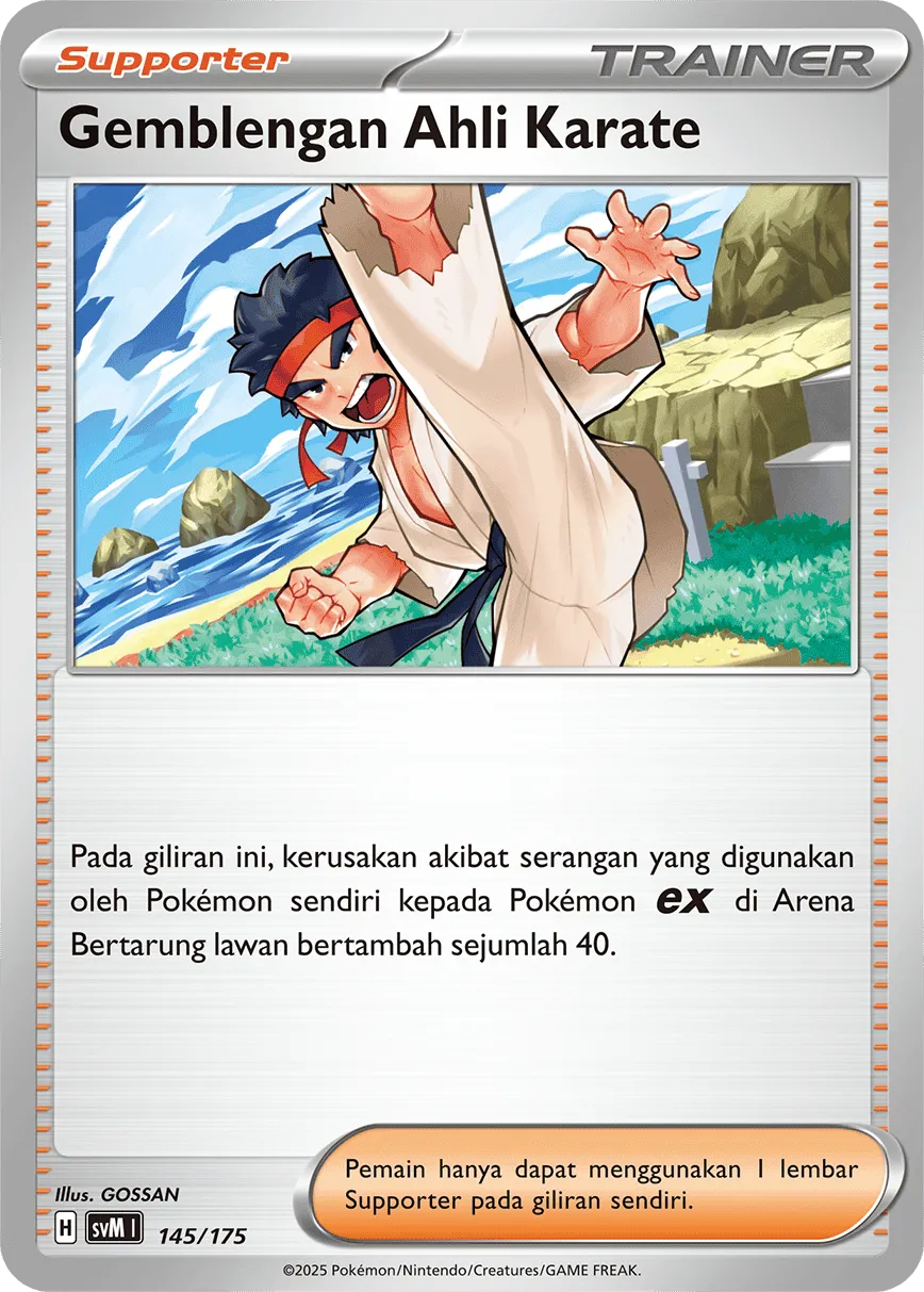 Black Belt's Training 145 — Generations Starter Decks (Indonesian Pokémon TCG card)