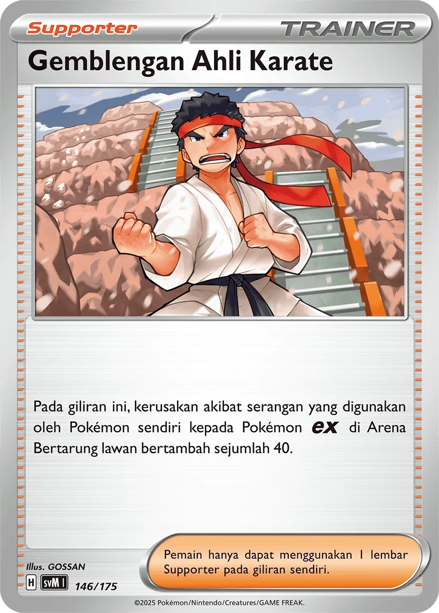 Black Belt's Training 146 — Generations Starter Decks (Indonesian Pokémon TCG card)