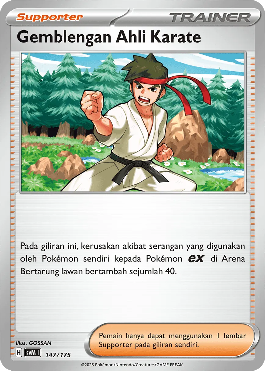 Black Belt's Training 147 — Generations Starter Decks (Indonesian Pokémon TCG card)